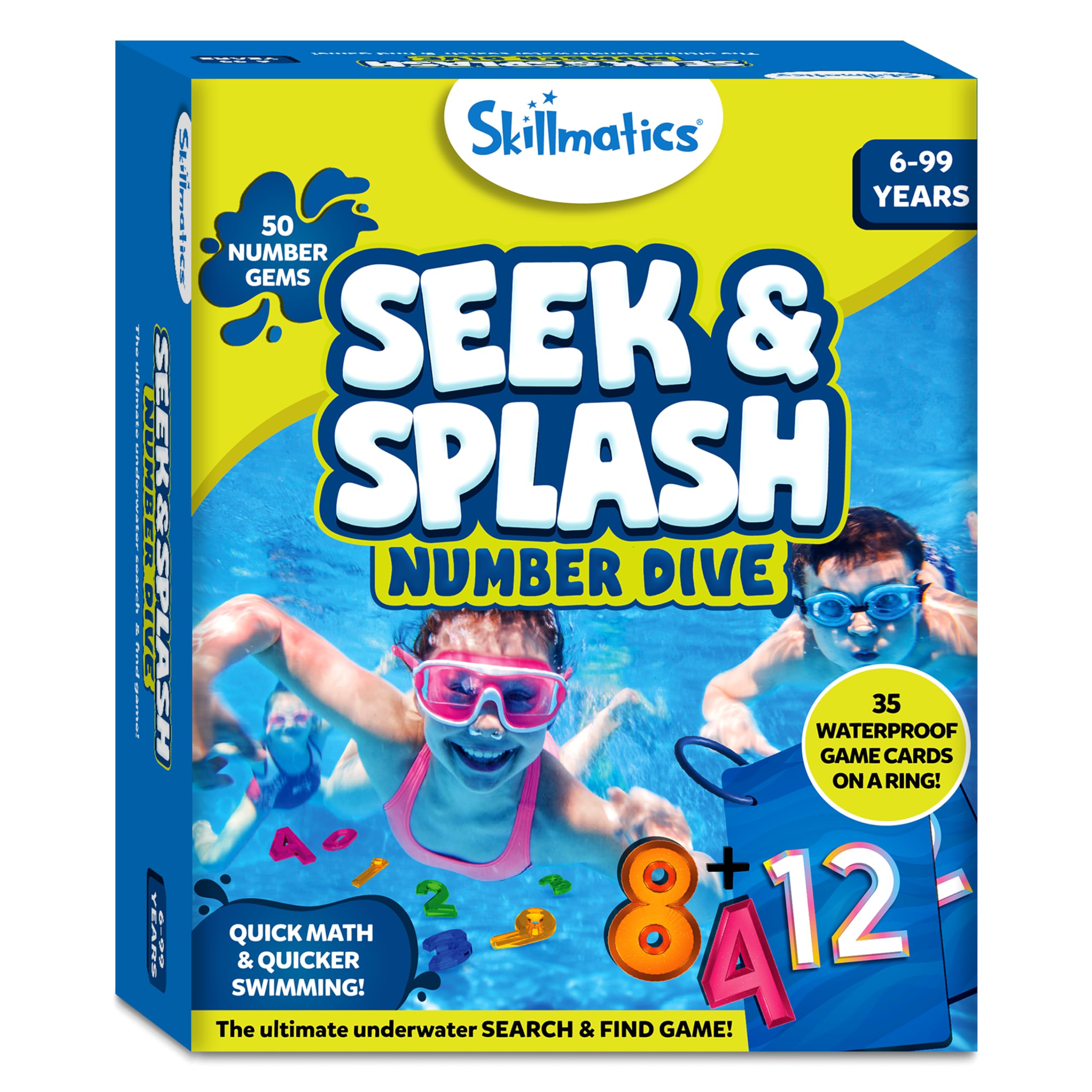 Skillmatics manual abierto con reglas claras y modos de juego