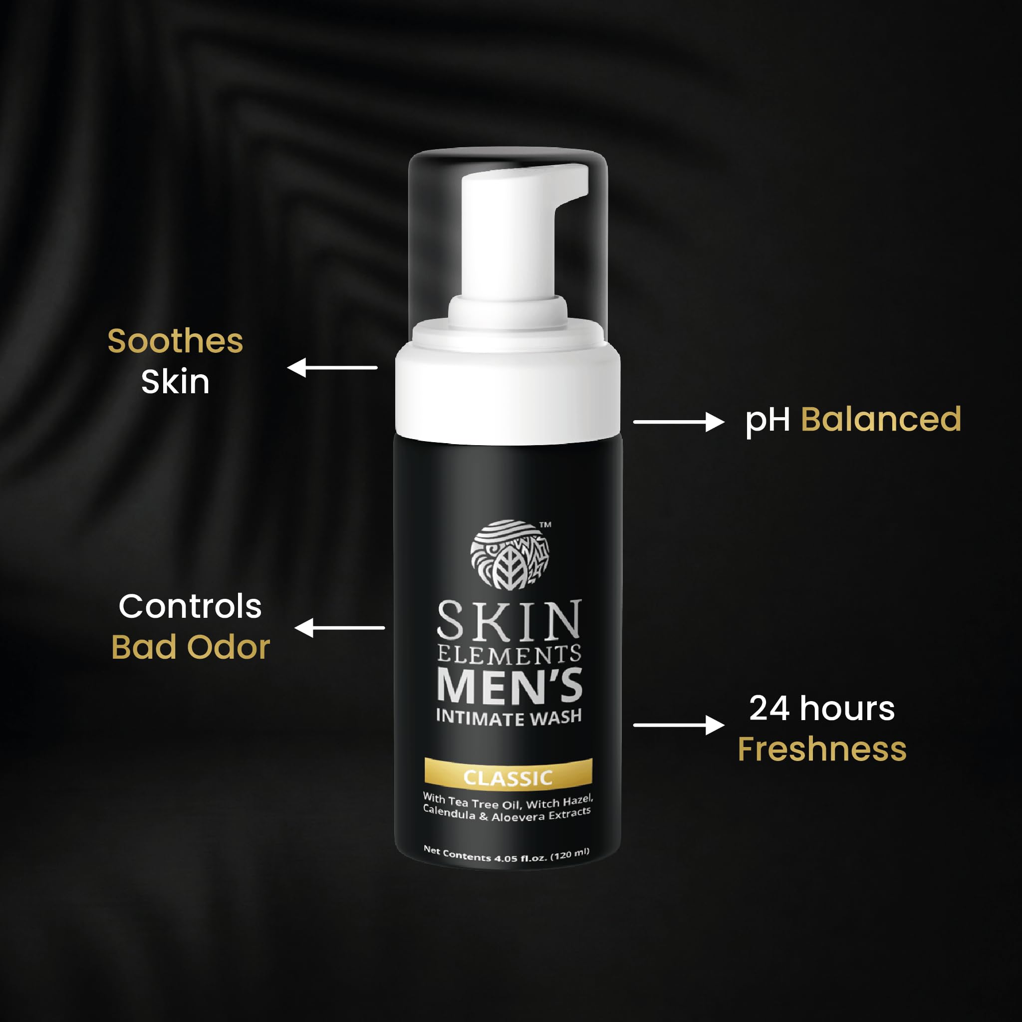 Skin Elements producto con refill juntando botella y repuesto para mayor duración