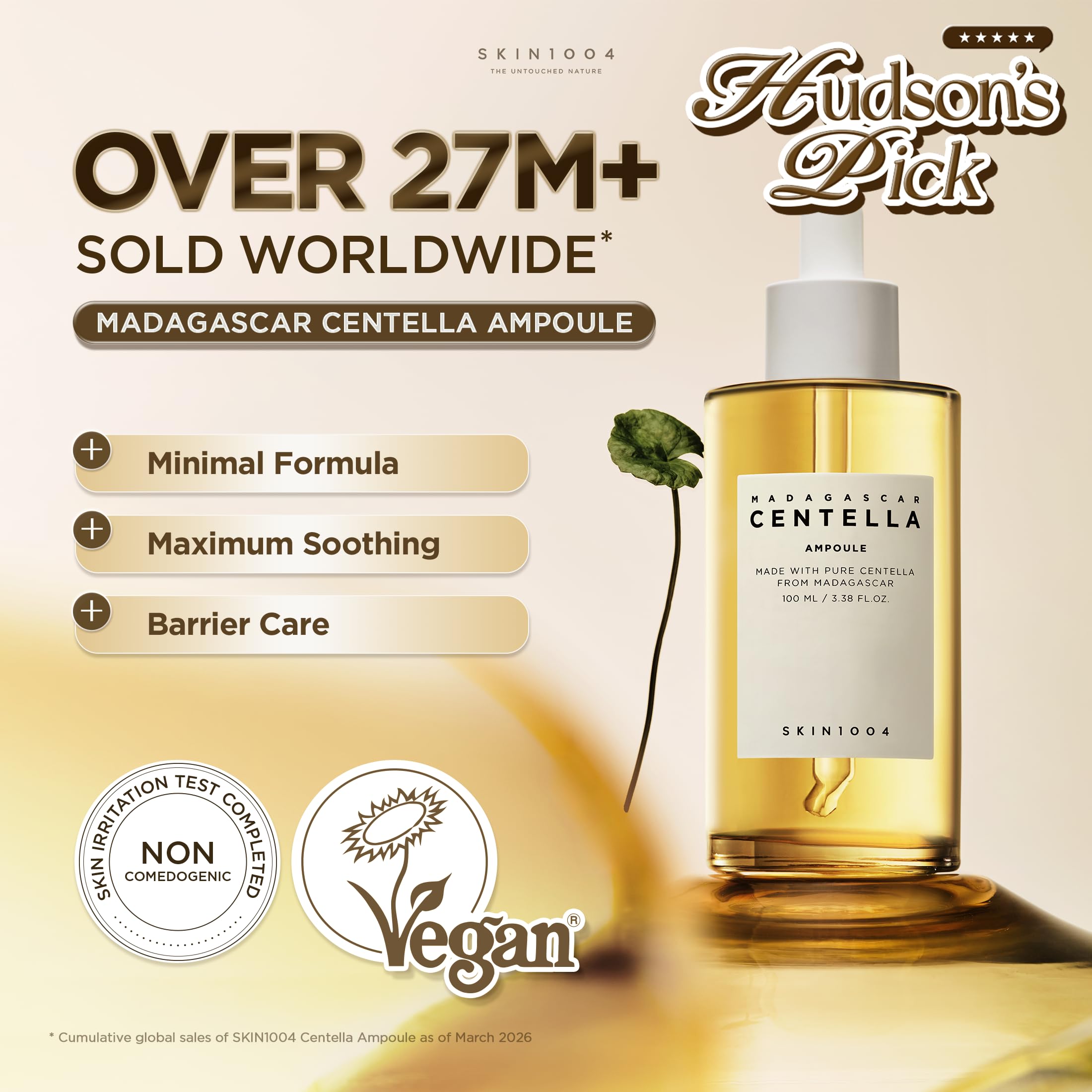 SKIN1004 gota de textura ligera del sérum con rápida absorción