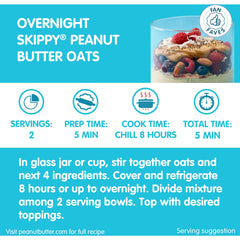 SKIPPY textura cremosa de la mantequilla de cacahuate mostrando untabilidad