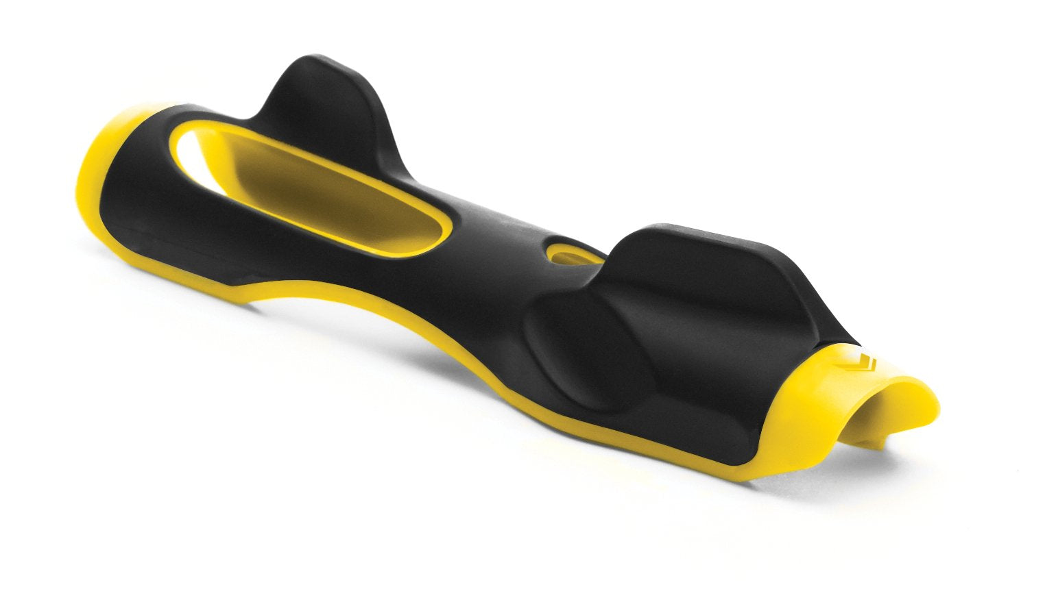 SKLZ vista frontal del entrenador enganchado al grip mostrando alineación correcta