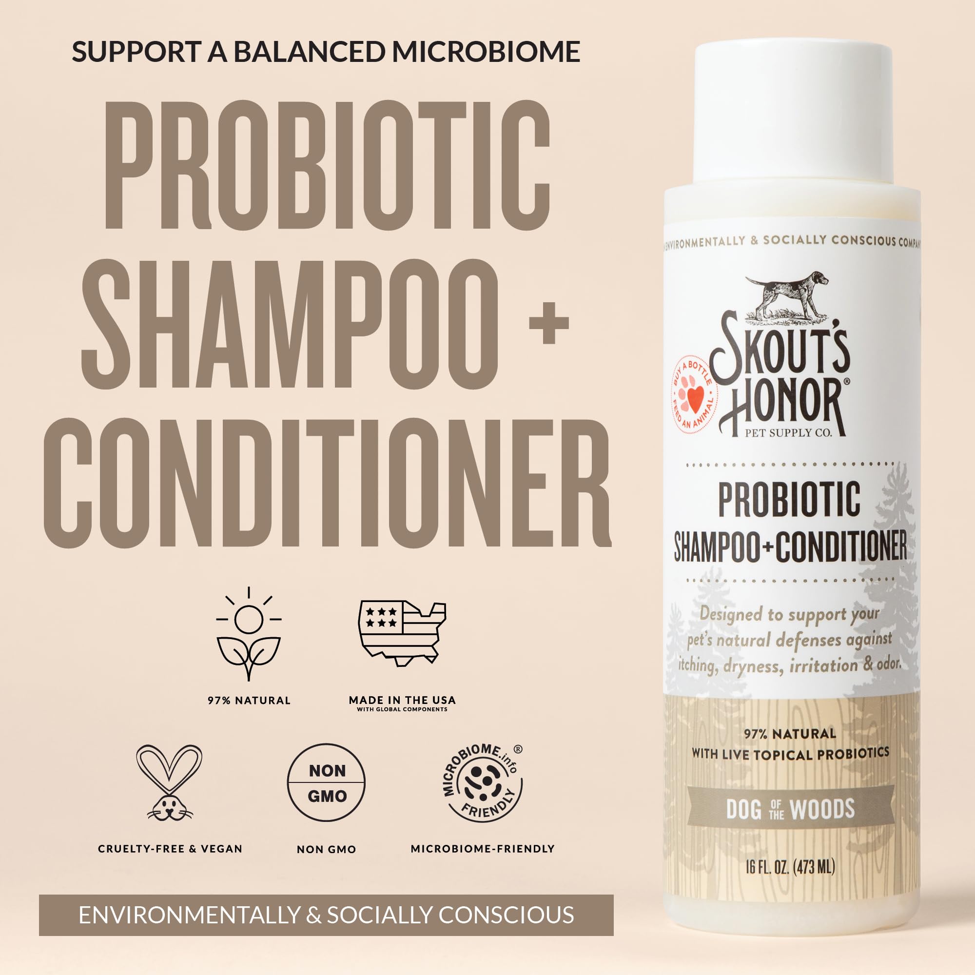 SKOUT'S HONOR creamy lather close-up demonstrating gentle cleansing action