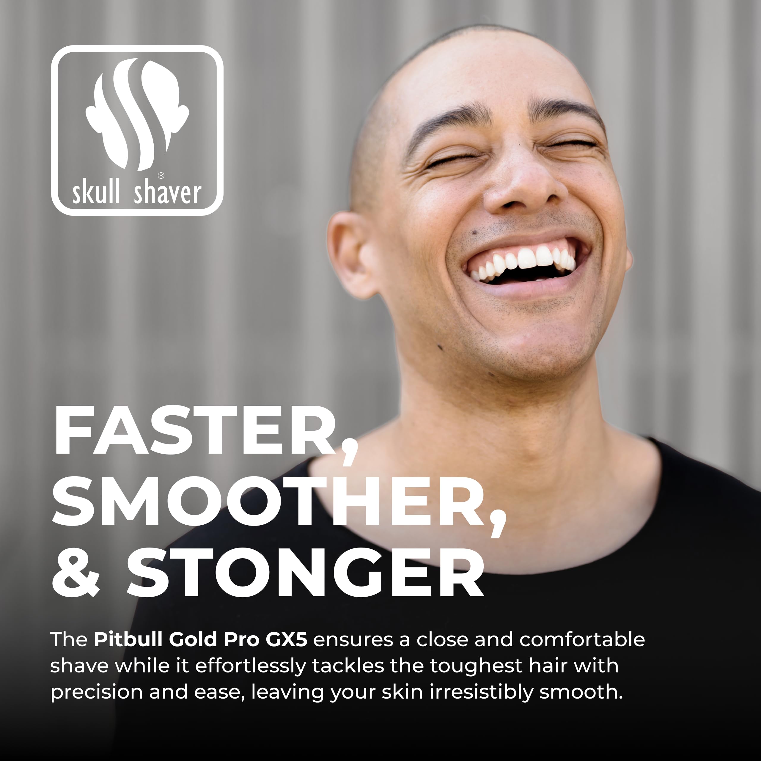 Skull Shaver primer plano de las cuchillas PRO mostrando filo y durabilidad
