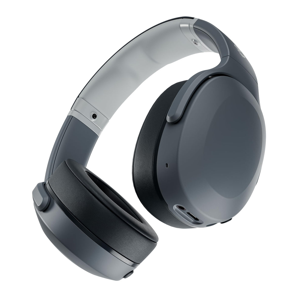 Skullcandy Crusher Evo frontal en Chill Grey mostrando diseño elegante y confort