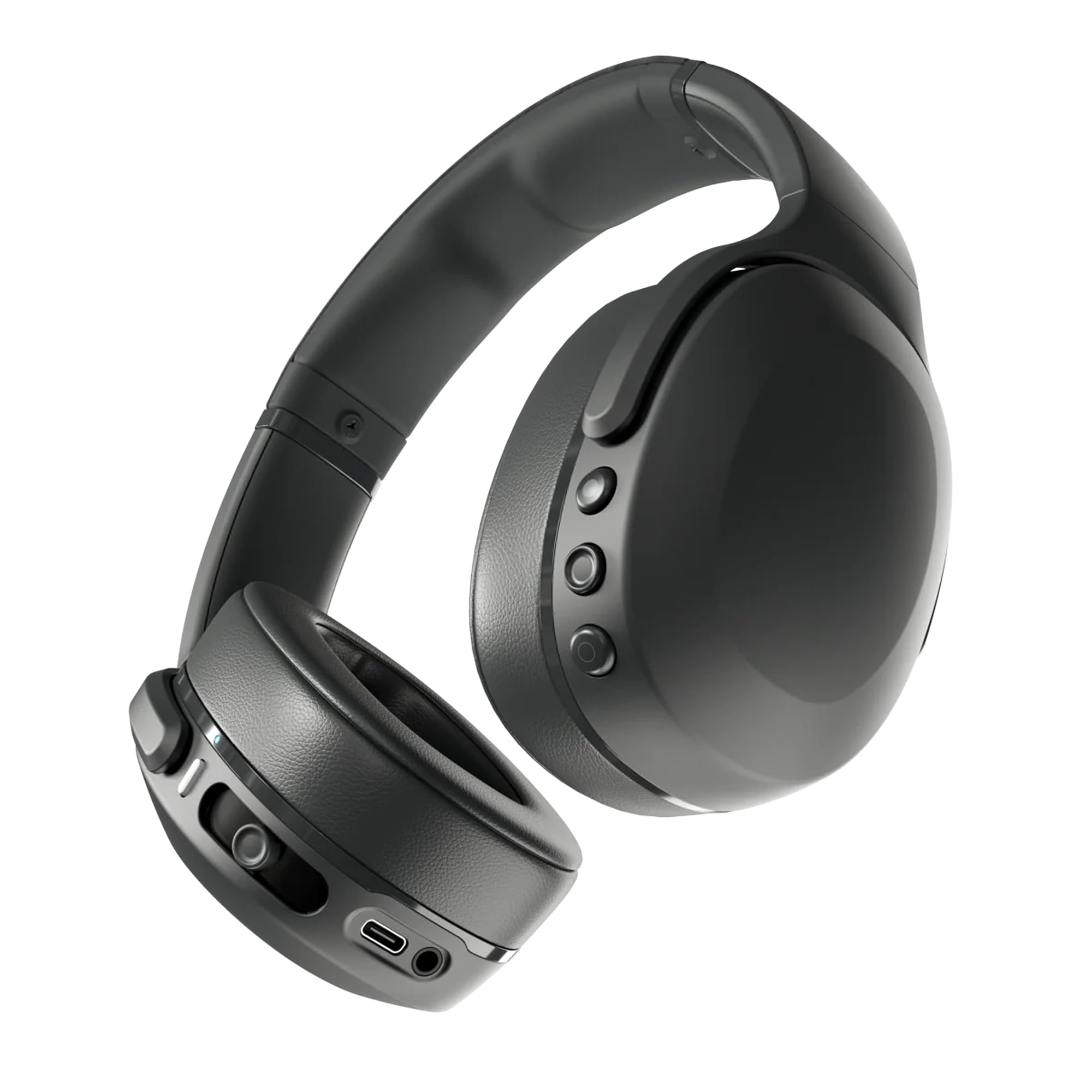 Skullcandy Crusher Evo vista frontal mostrando diseño y acabado True Black con estilo