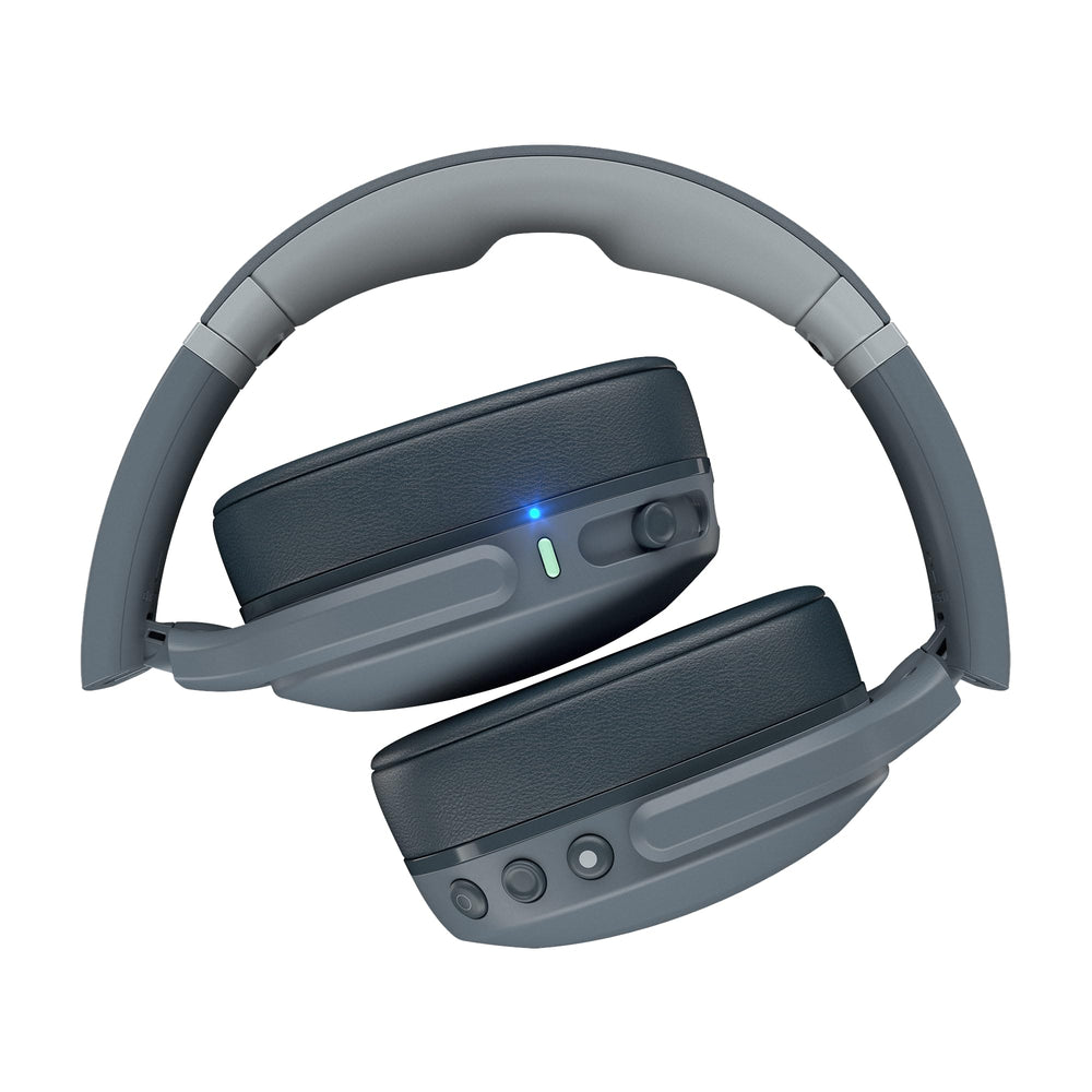 Skullcandy Crusher Evo plegados listos para viaje, fácil transporte y protección