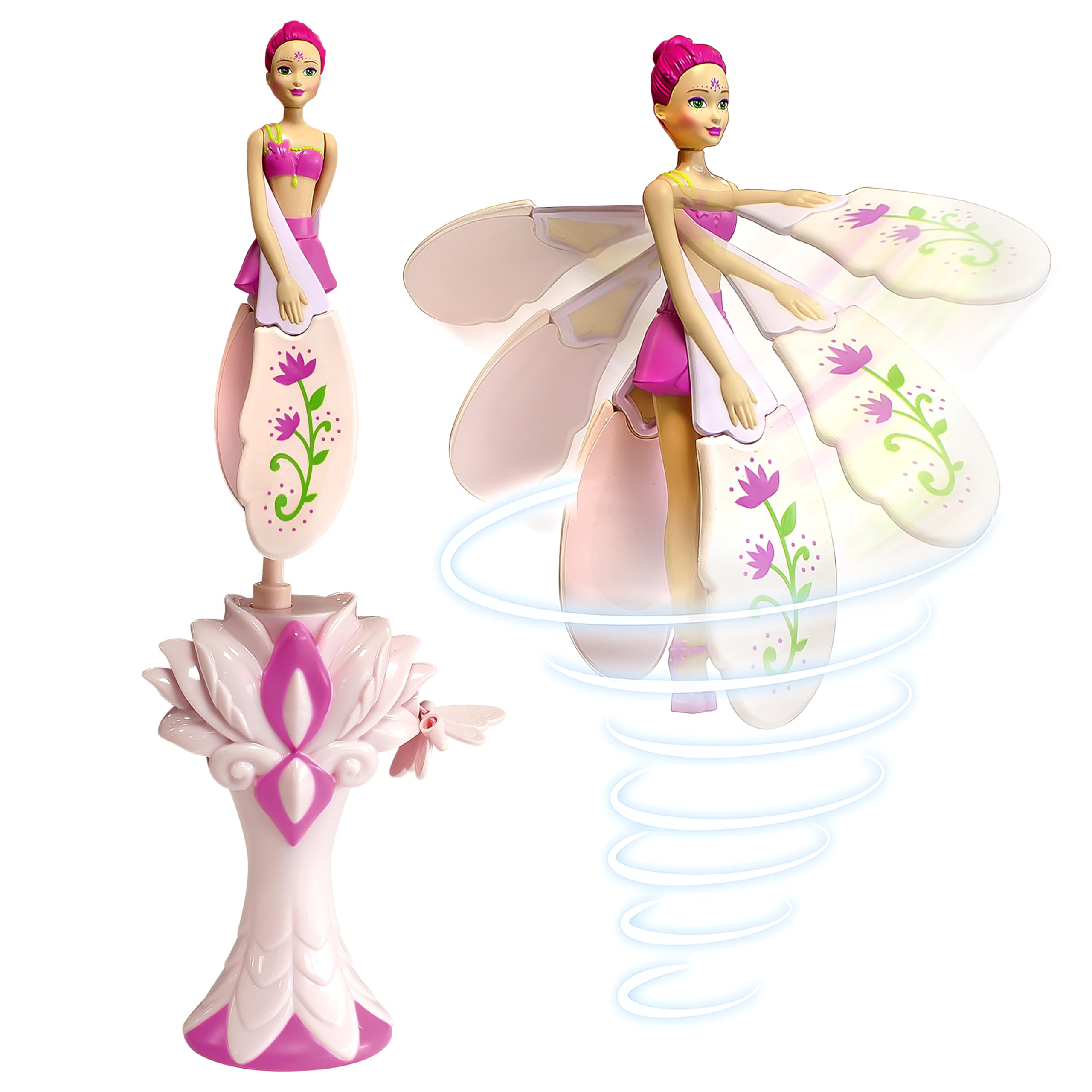 Sky Dancers Fuchsia Fantasy frontal mostrando colores brillantes y diseño atractivo
