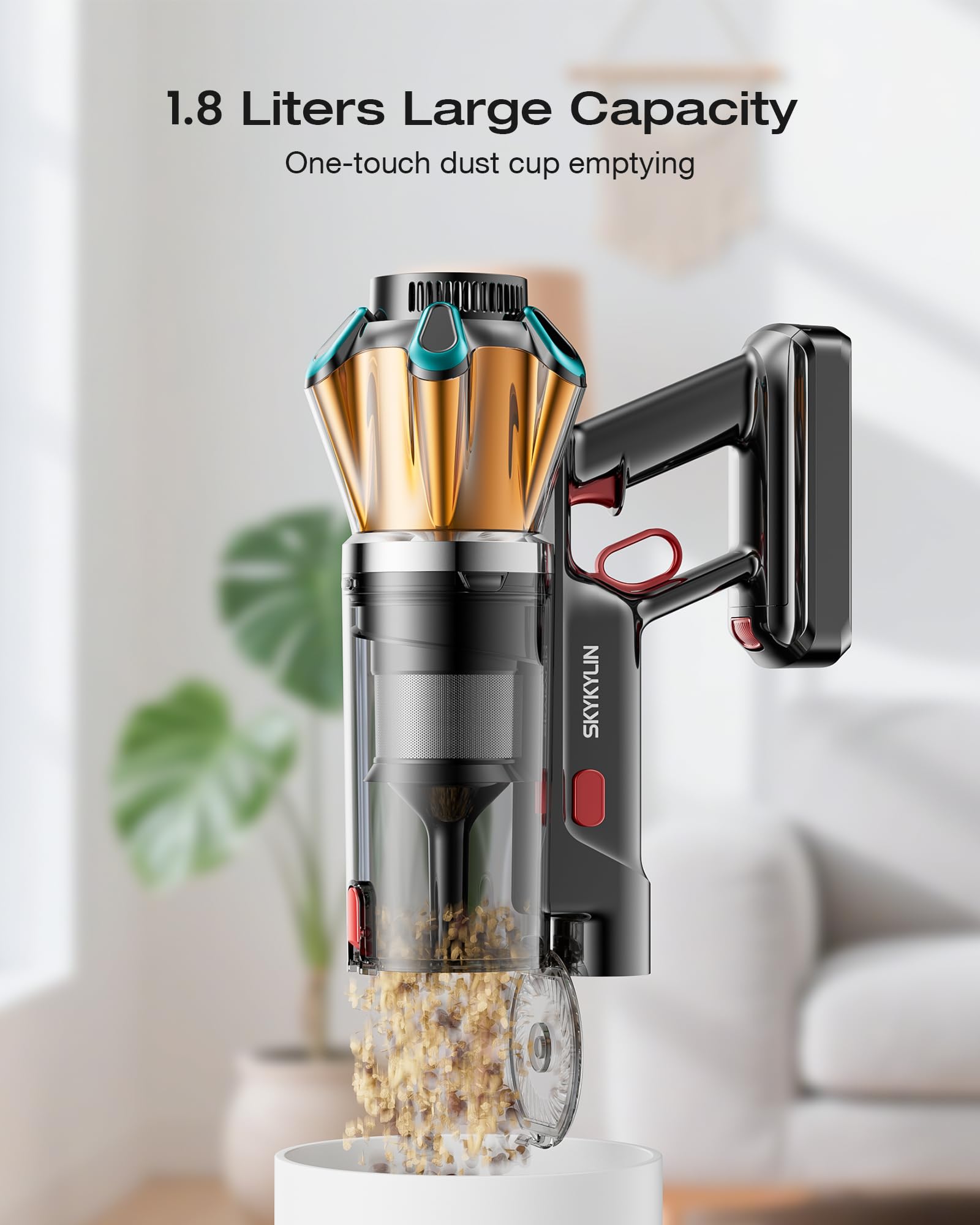 Skykylin depósito de 1.8L extraíble y lavable para vaciado sencillo