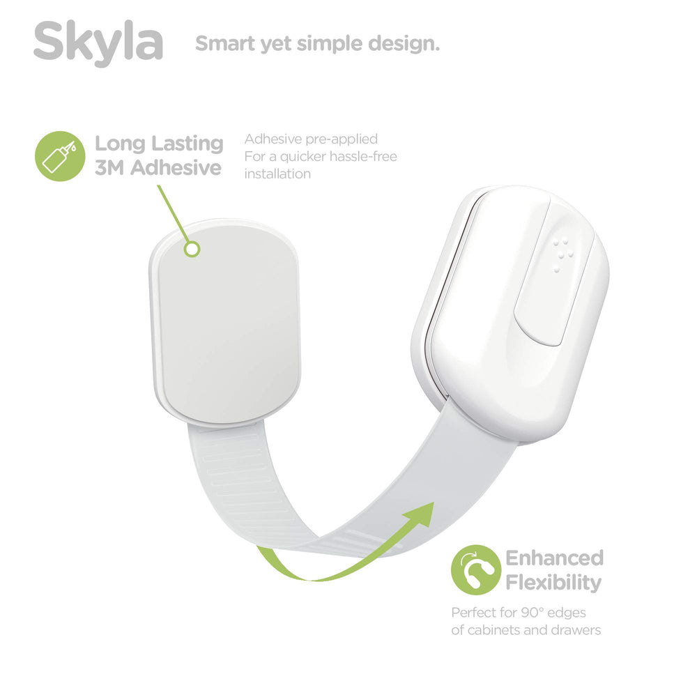 Skyla Homes cierre fijado en tapa de inodoro para evitar accesos indeseados