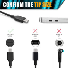 SLE-TECH primer plano del conector USB-C mostrando ajuste seguro y versátil