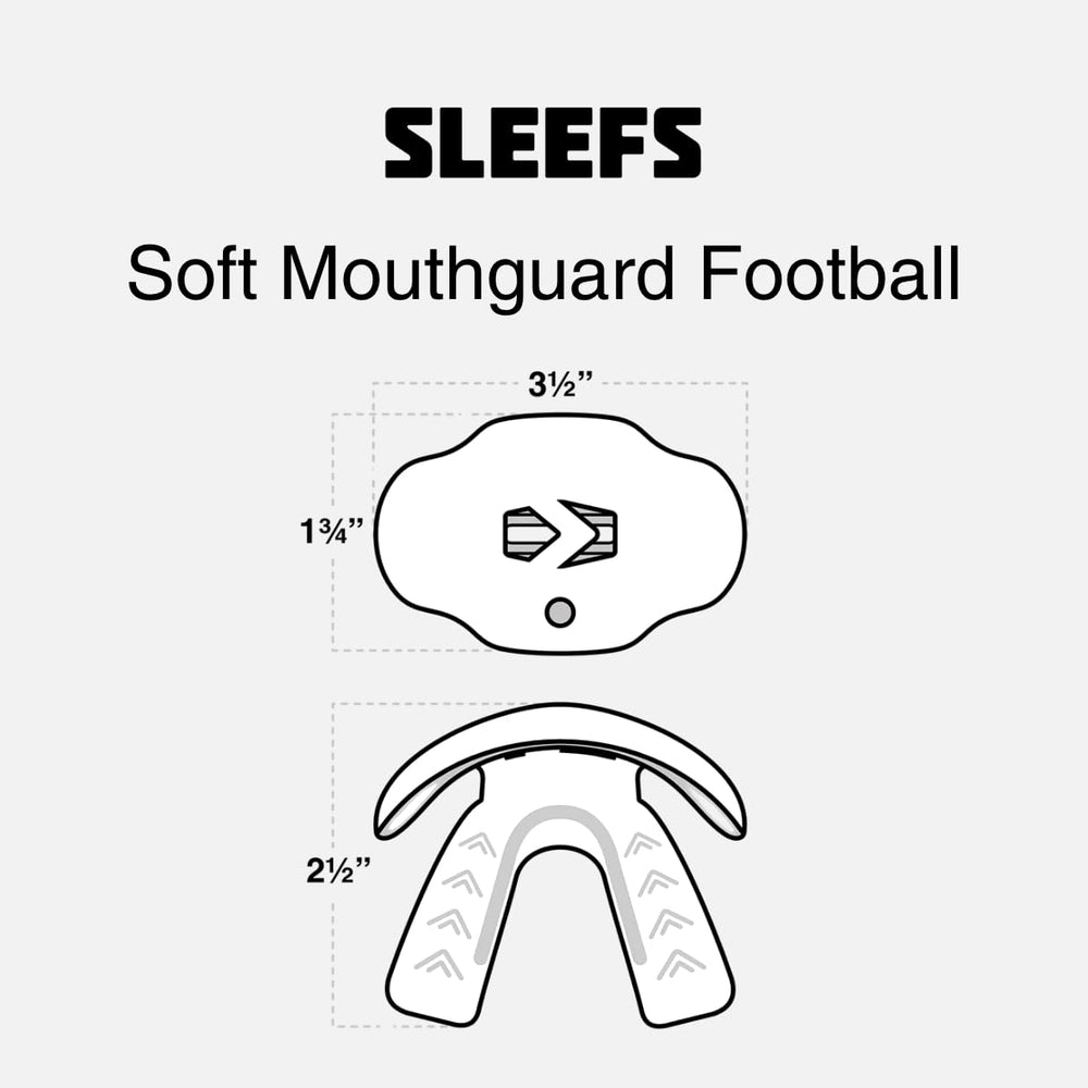SLEEFS protector mostrado en mano para apreciar tamaño y portabilidad
