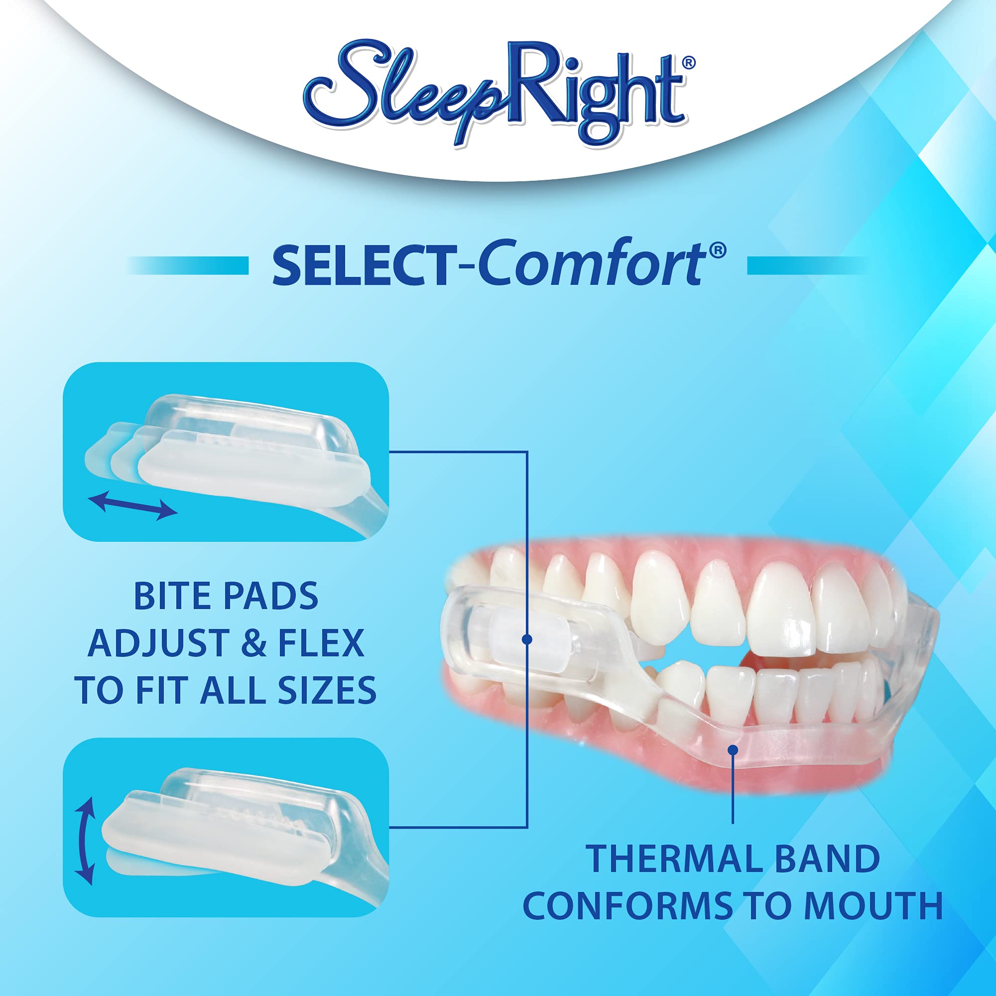 SleepRight estuche de almacenamiento portátil mantiene higiene