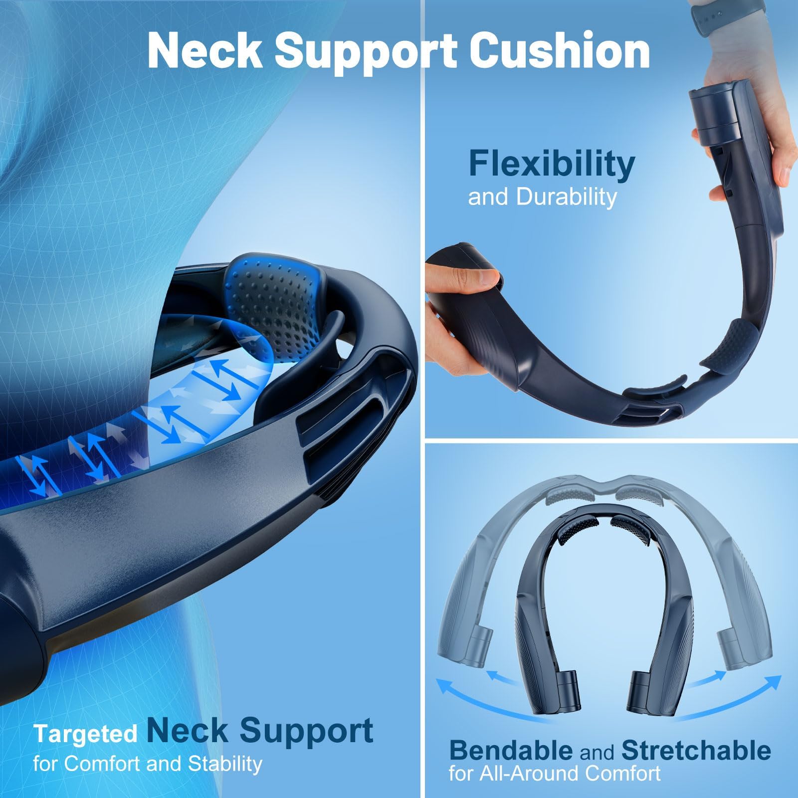 Slientspin en uso urbano proporcionando frescura manos libres