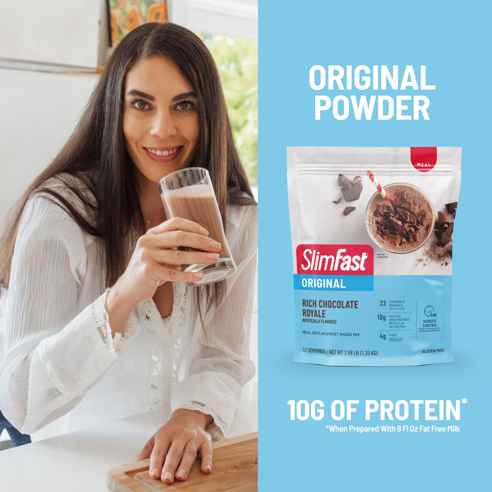 SlimFast preparación en batidora portátil para mezcla rápida