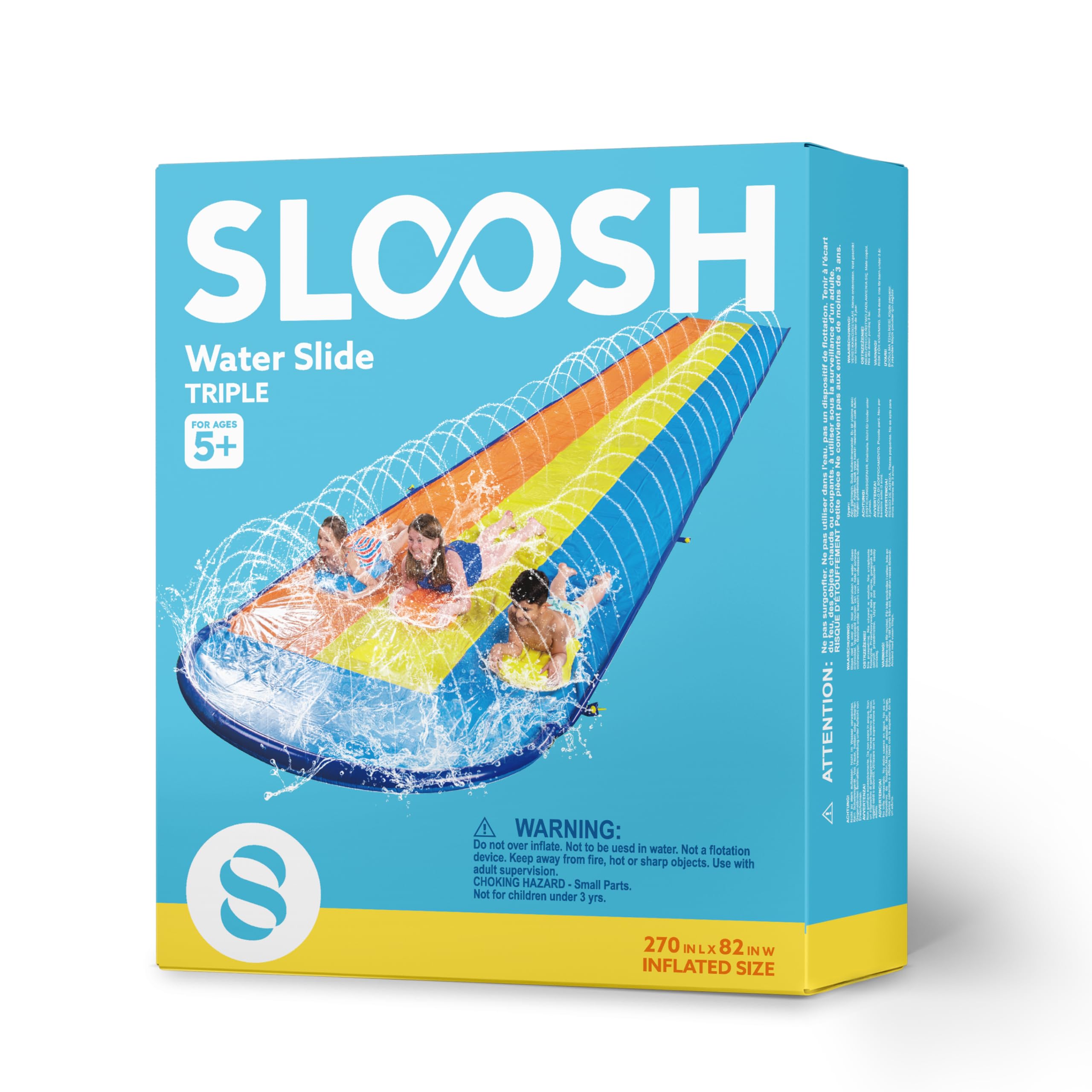 Sloosh comparación de tamaño con adulto para visualizar escala real
