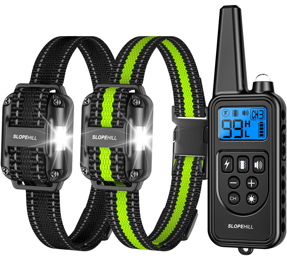 slopehill paquete frontal con mando y collar, muestra componentes y beneficio organizacional