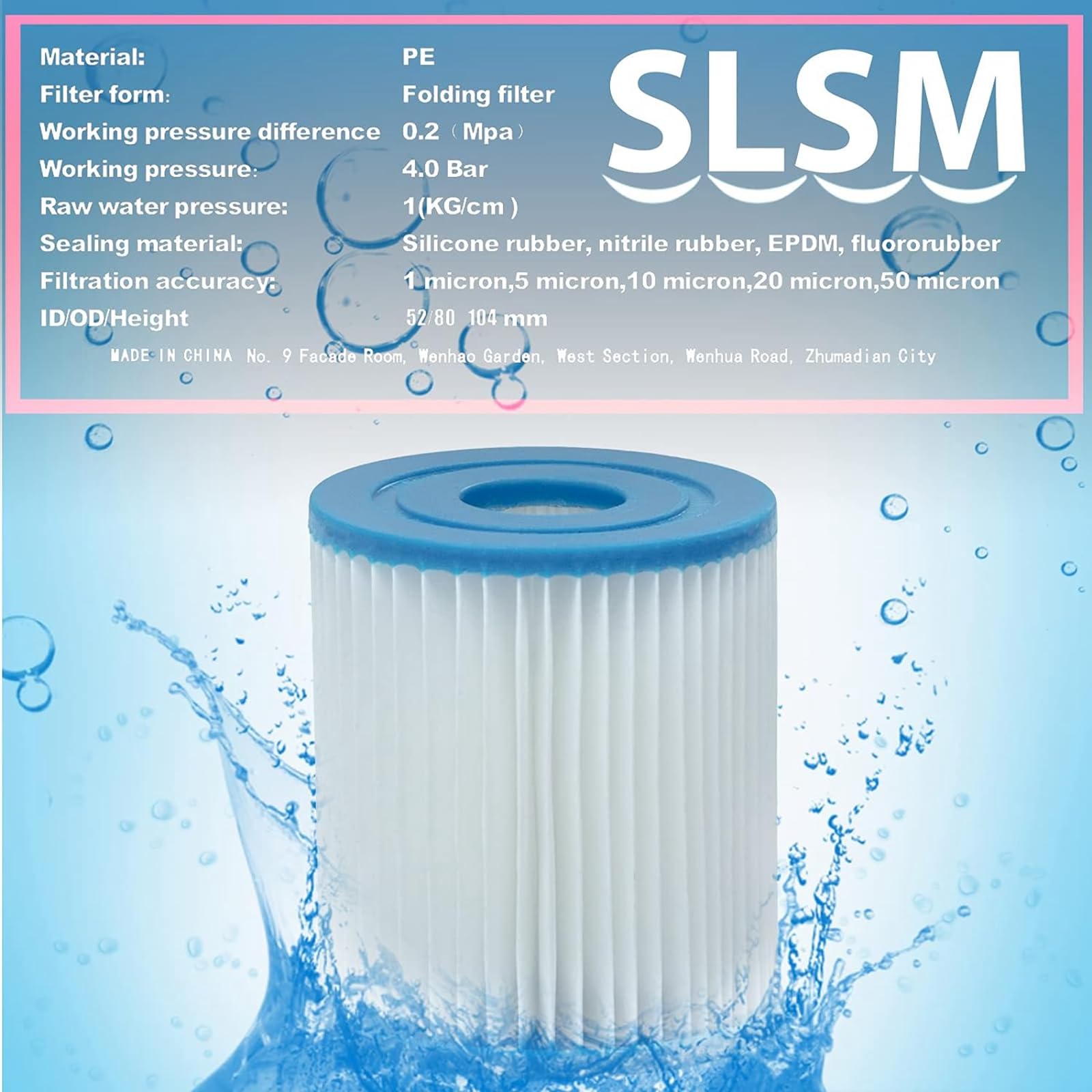 SLSM cartucho junto a mano para visualizar tamaño compacto