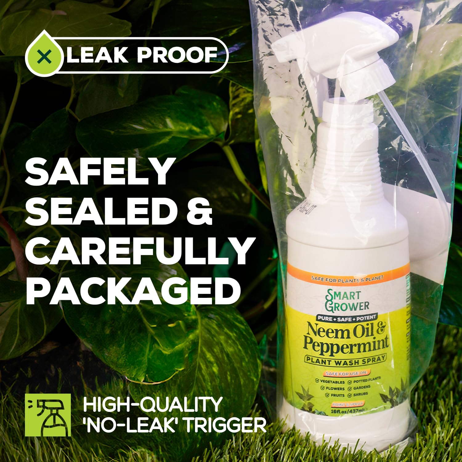 Smart Grower comparativa de tamaño 32 oz para control de porciones y almacenamiento