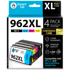 Smart Ink caja frontal del pack 962XL mostrando compatibilidad y ahorro