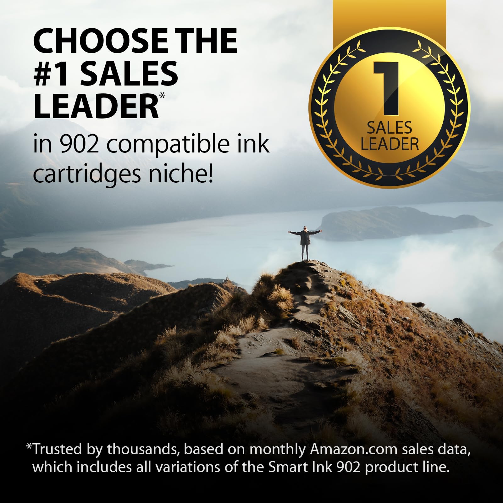 Smart Ink cartuchos desplegados indicando colores y rendimiento XL