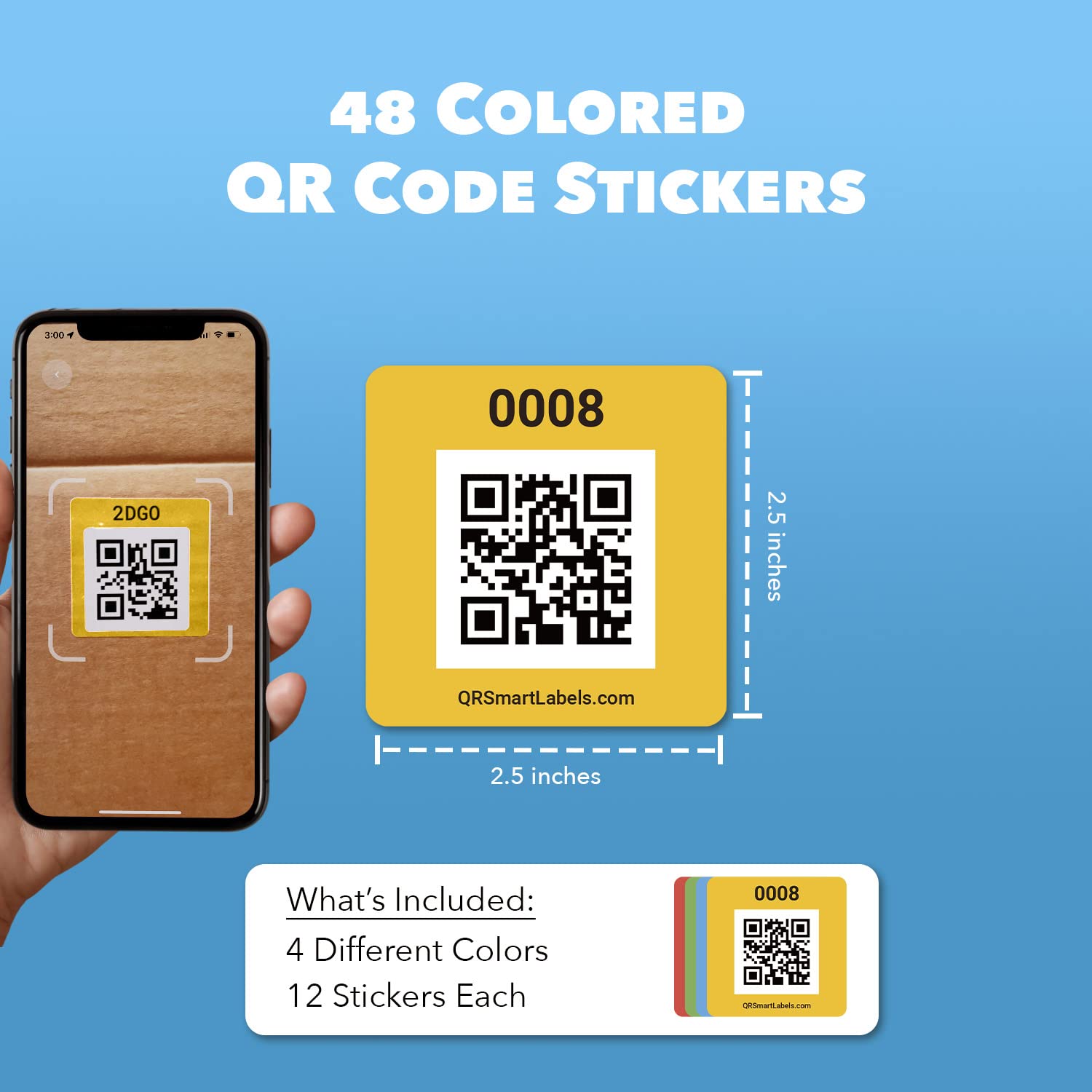 Smart Labels etiquetas color codificadas en estante, gestión visual