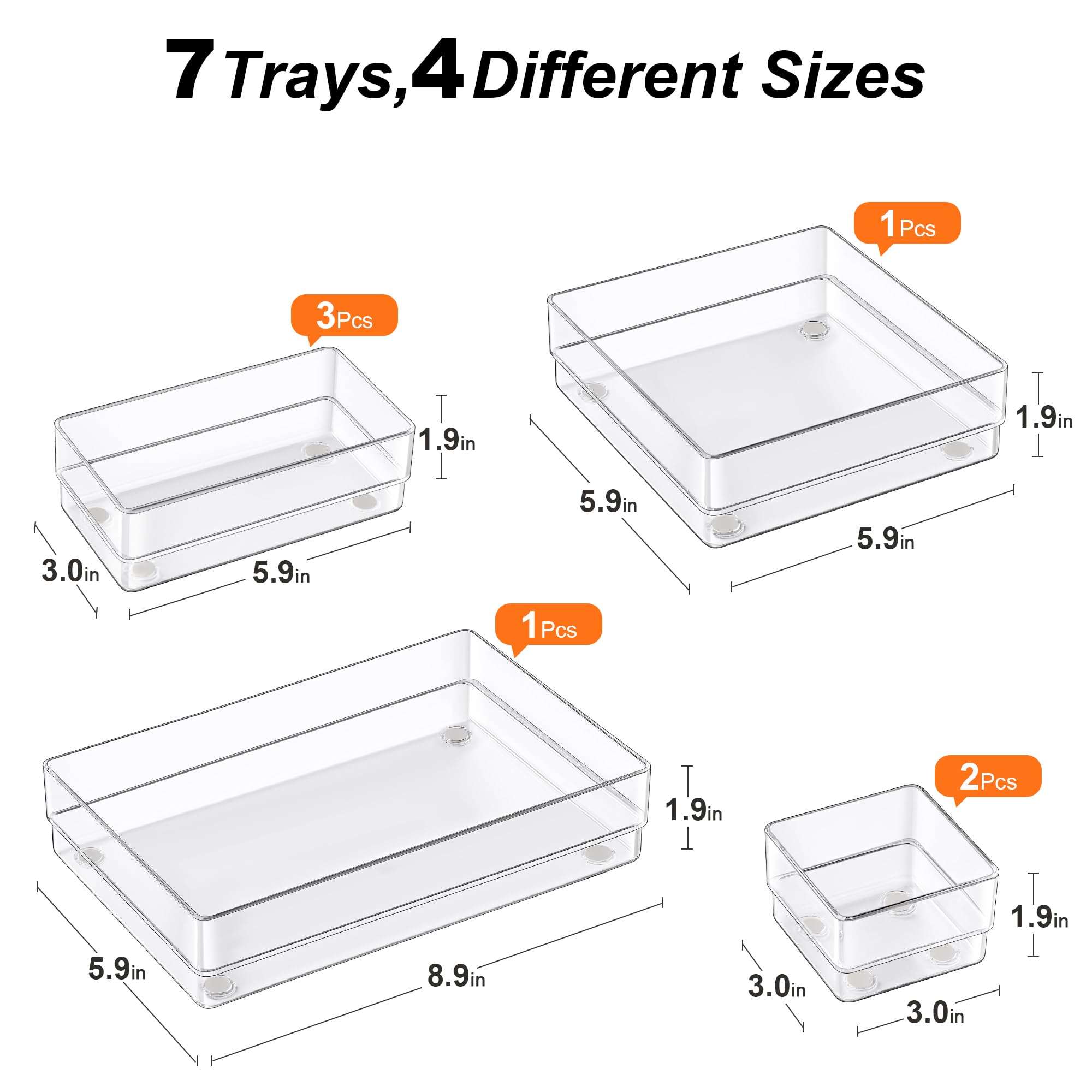 SMARTAKE primer plano del plástico transparente resistente y fácil de limpiar
