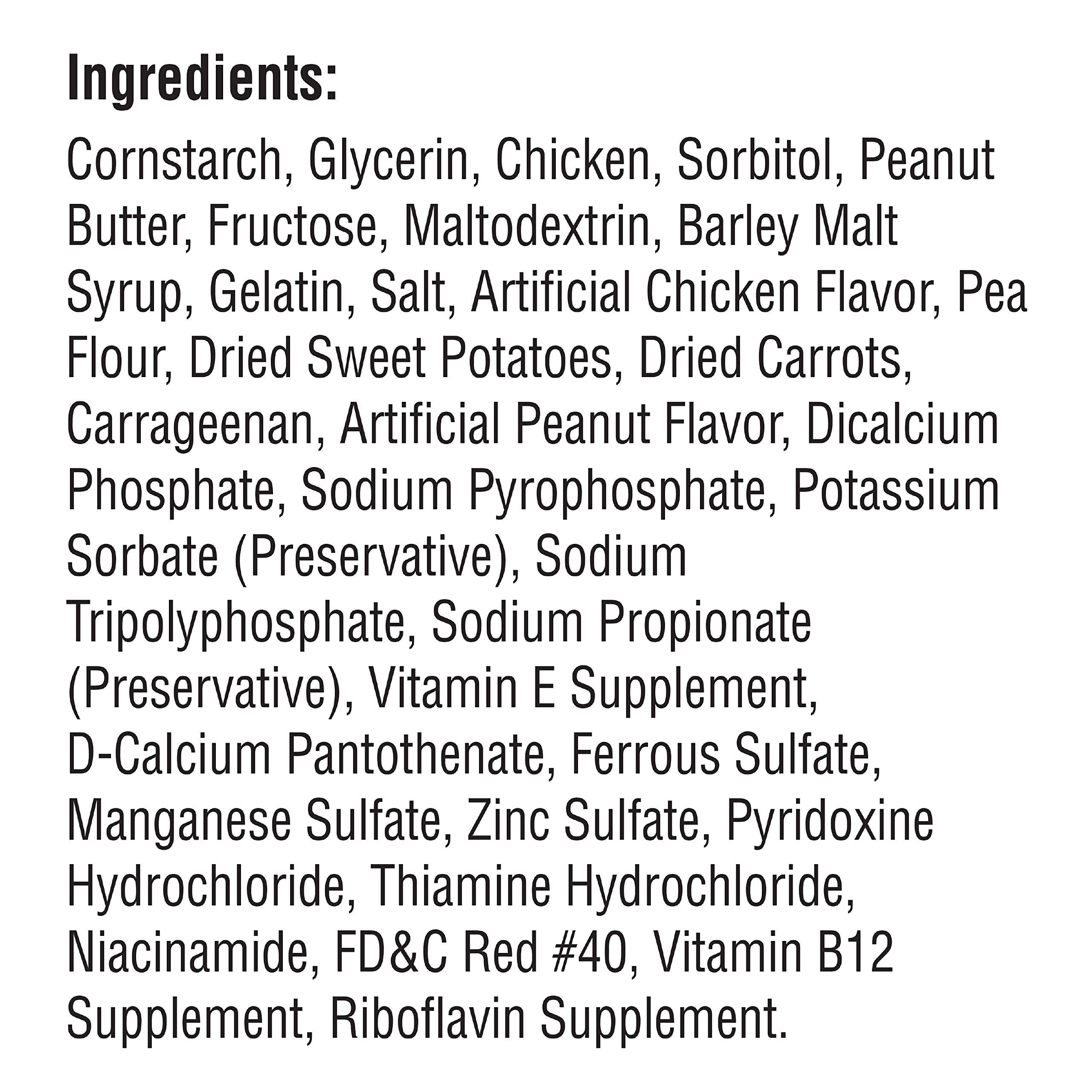 Etiqueta SmartBones con lista de ingredientes visibles y clara