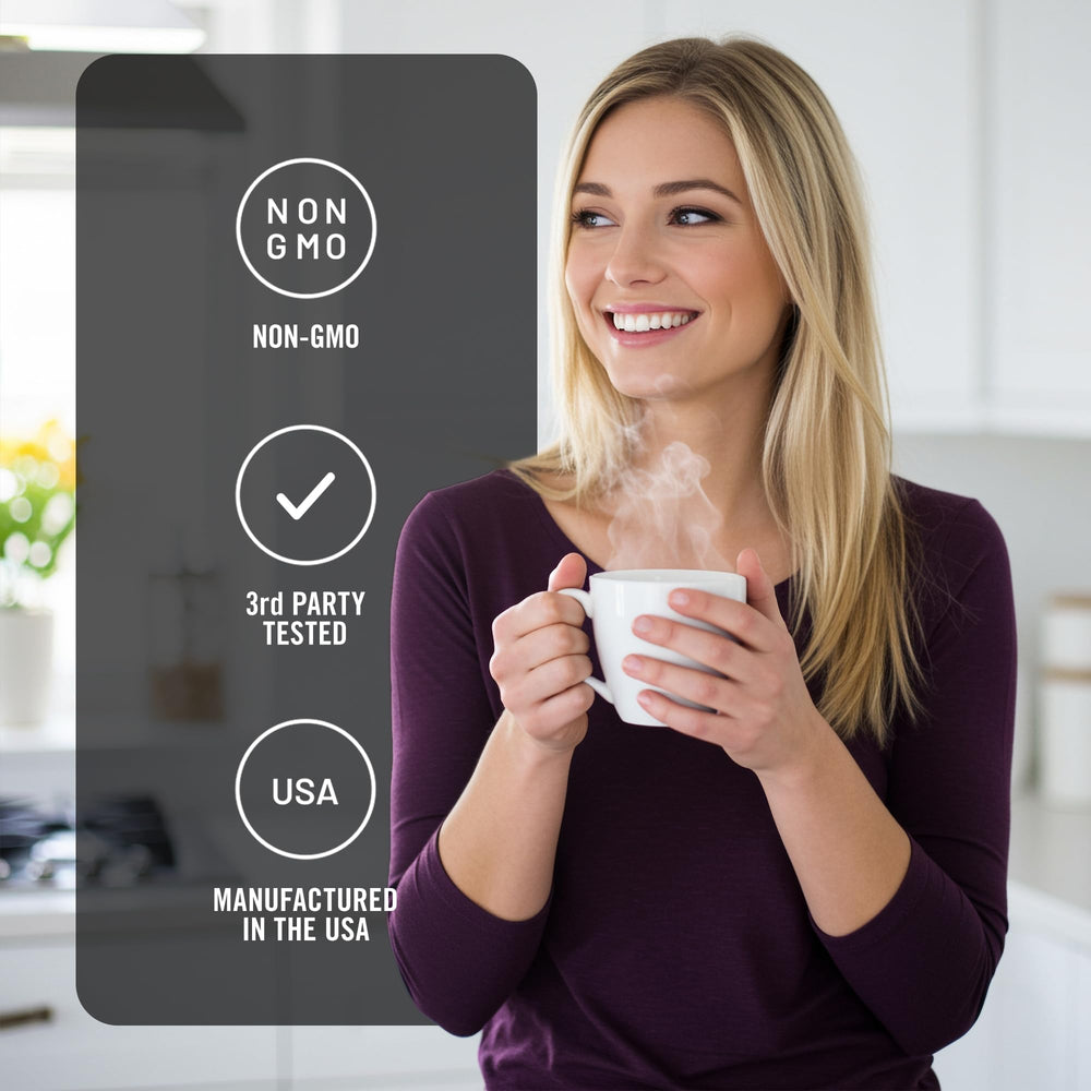 SmarterNutrition envase abierto con frasco y caja, presentación completa