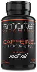 SmarterVitamins frente del envase mostrando 50 softgels y beneficios claros