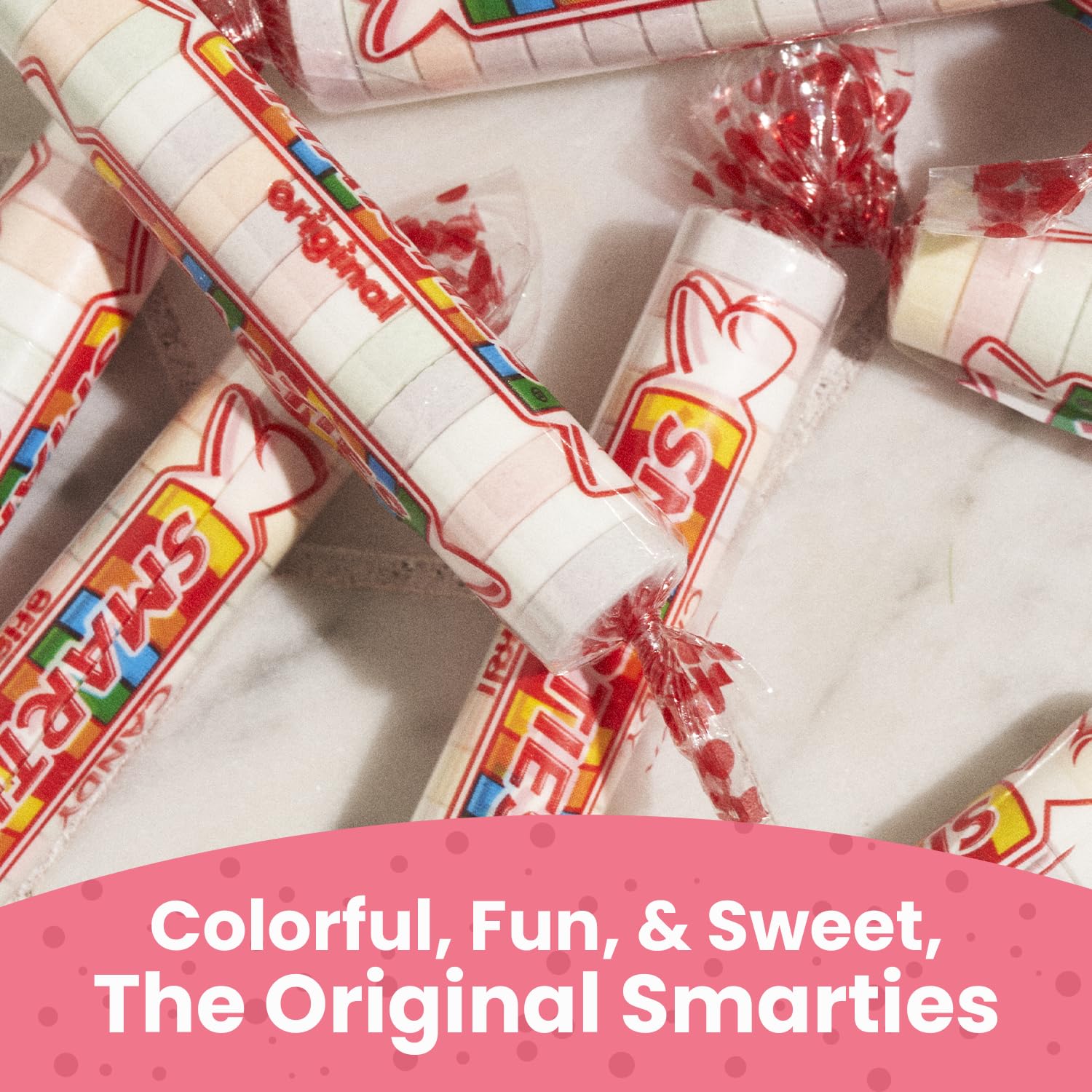 Smarties etiqueta con información nutricional y beneficios dietéticos