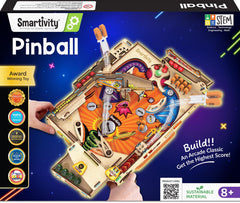 Smartivity vista frontal de la máquina pinball, diversión y construcción educativa