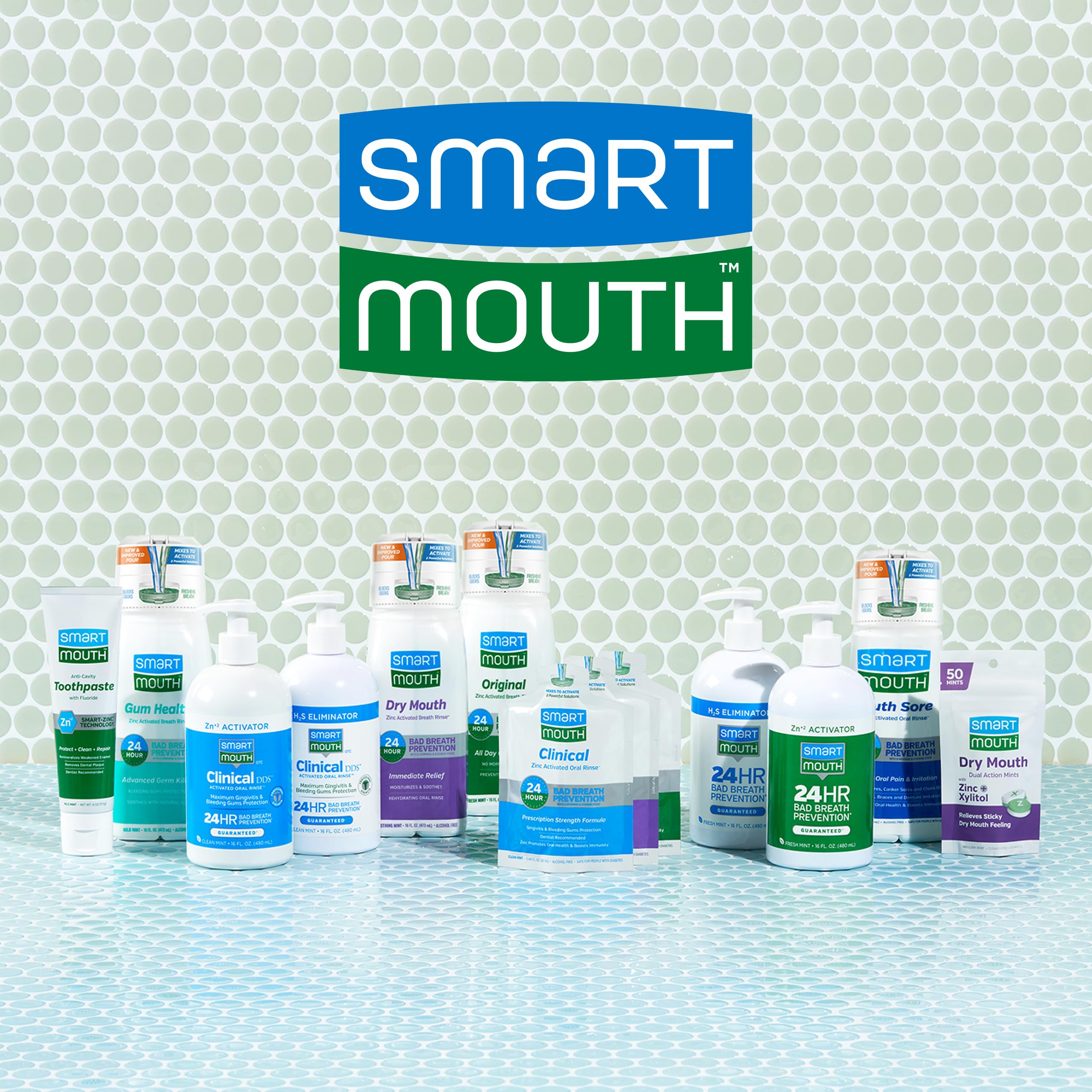 SmartMouth cierre mostrando la activación dual al verter las soluciones