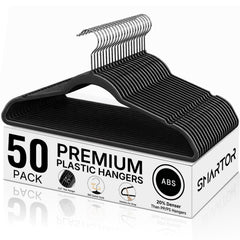 SMARTOR percha frontal paquete 50, ahorro de espacio visible