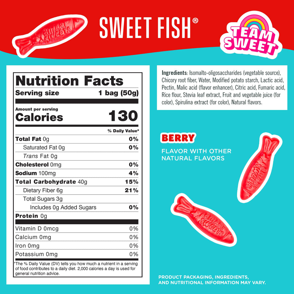 SmartSweets primer plano de textura masticable y color natural