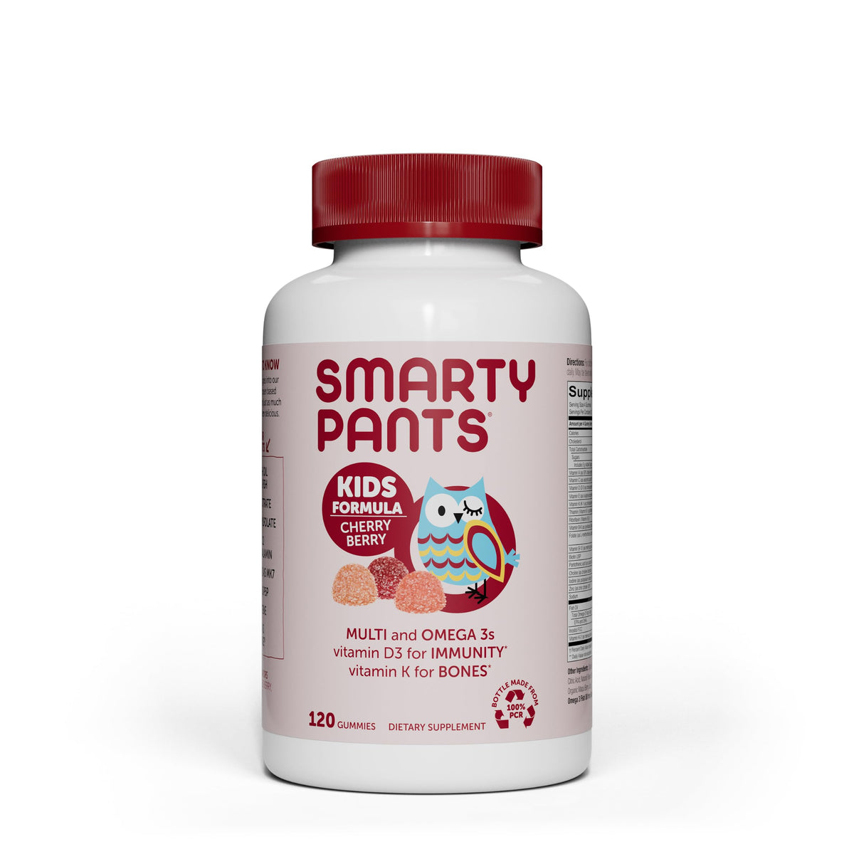SmartyPants envase frontal mostrando etiqueta clara y beneficios