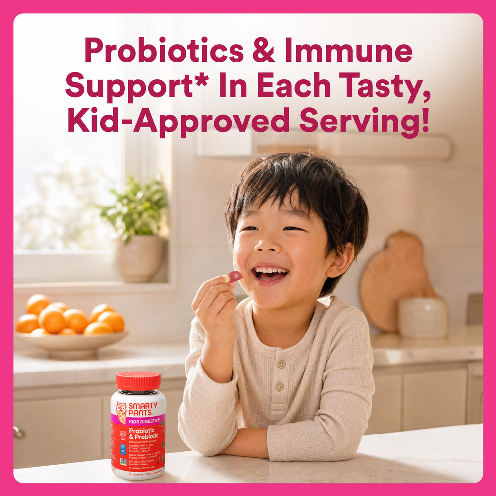 SmartyPants gomitas junto a multivitaminas para una rutina de suplementos
