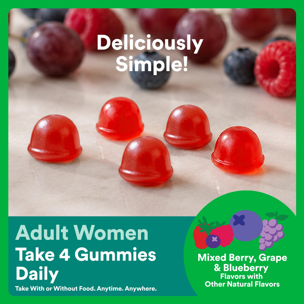 SmartyPants variedad de sabores en bolsitas y bayas que resaltan sabor natural