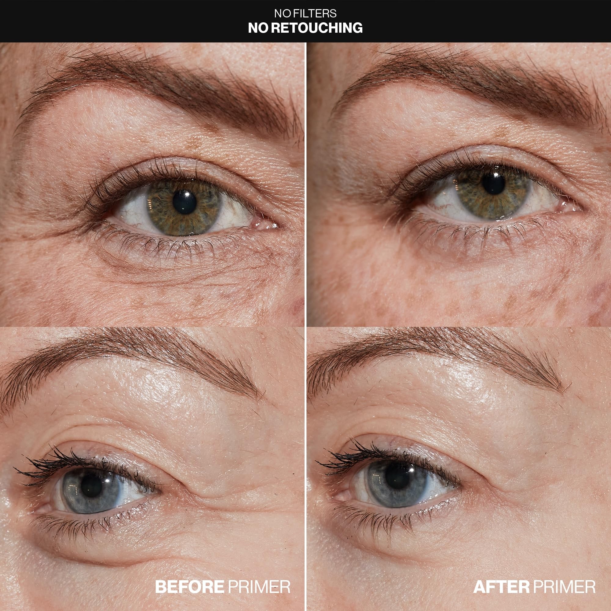 Smashbox primer textura cremosa en primer plano con acabado difuminado