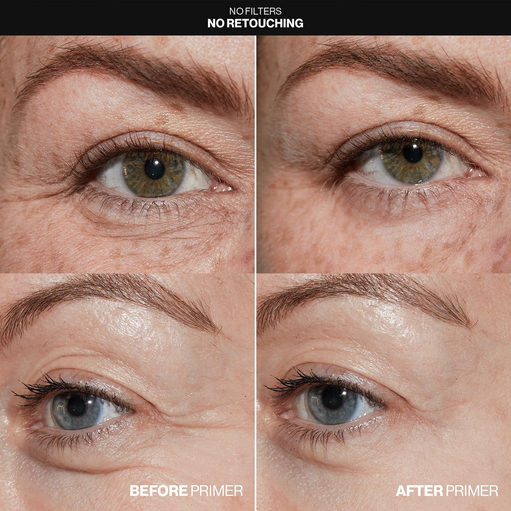 Smashbox primer textura cremosa en primer plano con acabado difuminado