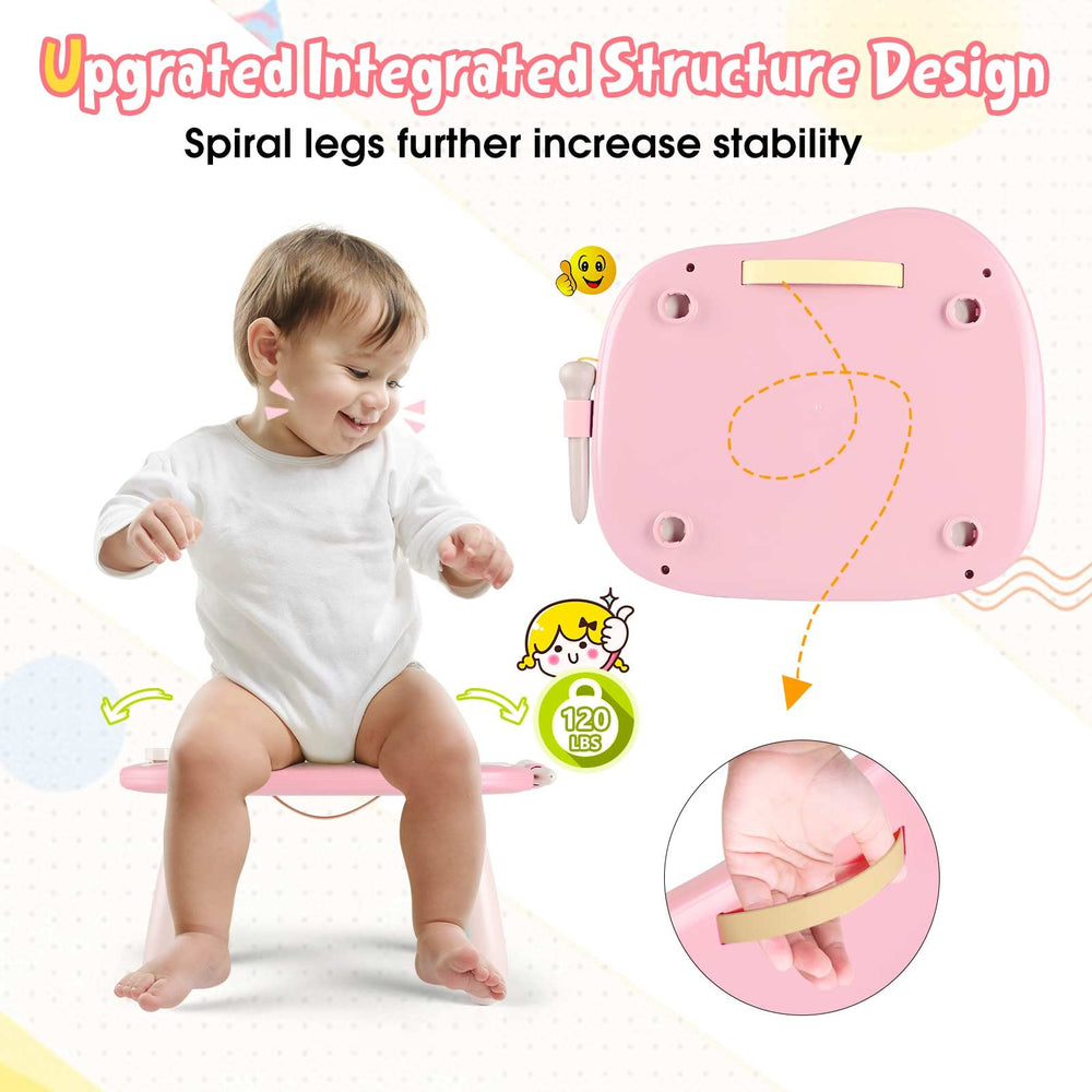Smasiagon detachable legs detail shows screw-tightening stability for safe play
