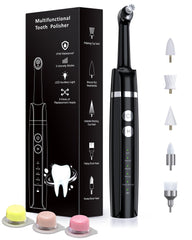 Smile-Aid pulidor frontal mostrando diseño compacto y batería recargable