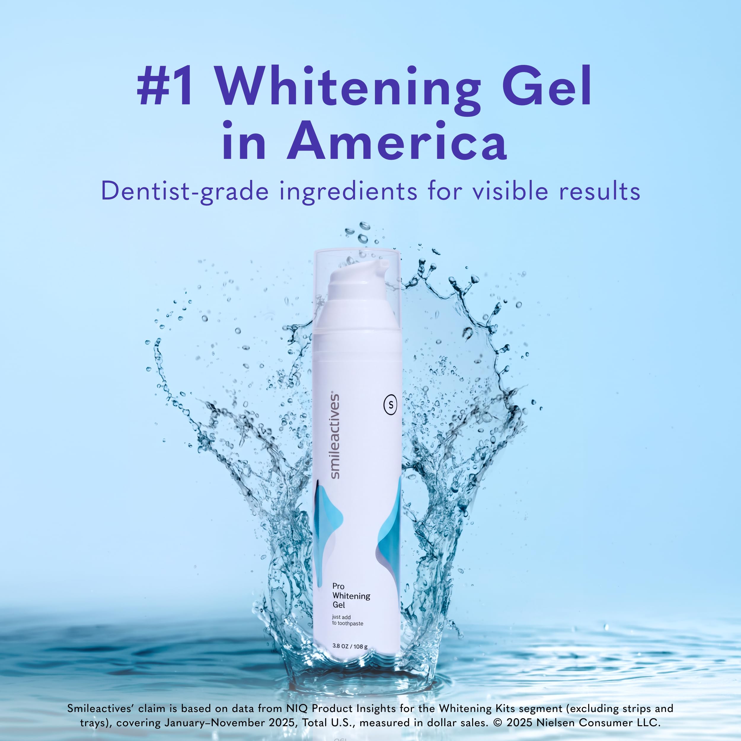smileactives textura del gel en primer plano con aspecto suave
