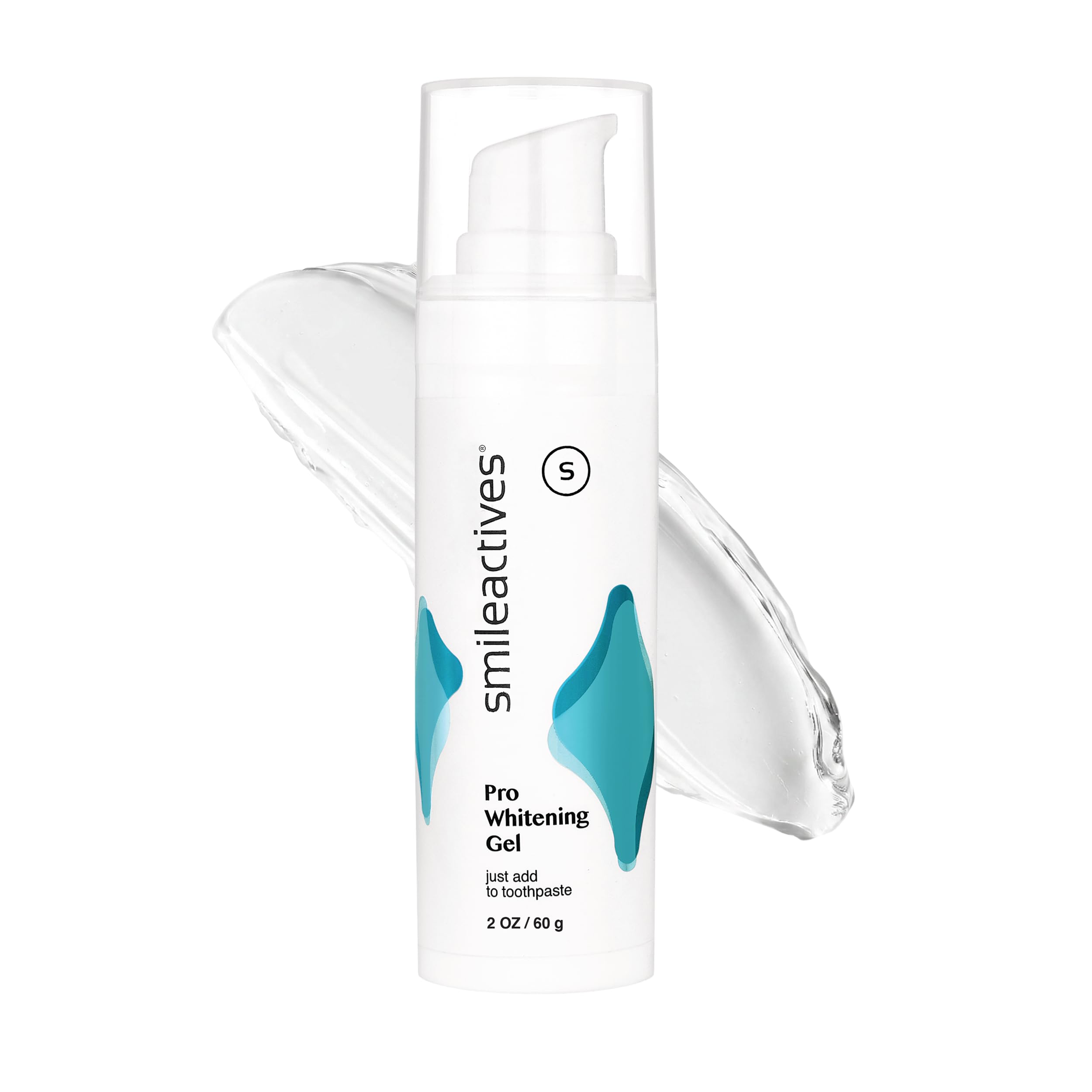 smileactives tubo frontal mostrando el gel y la marca para confianza visual