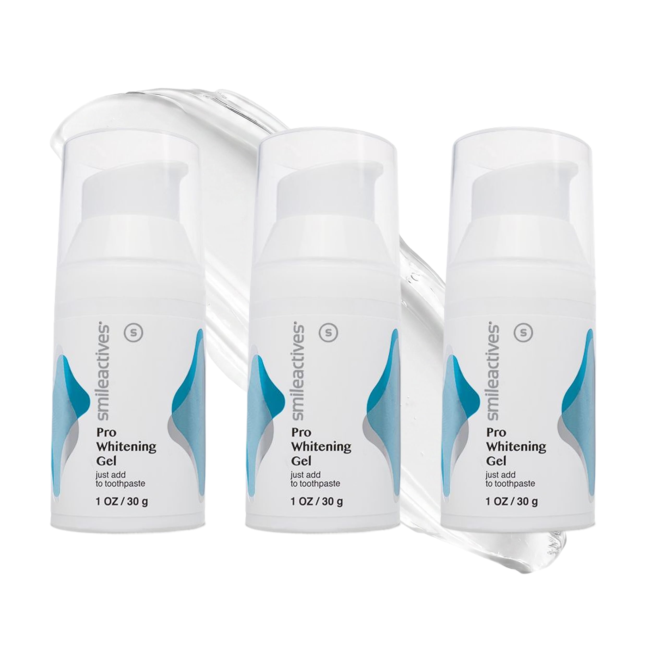 smileactives envase frontal mostrando pack de tres y beneficios visibles