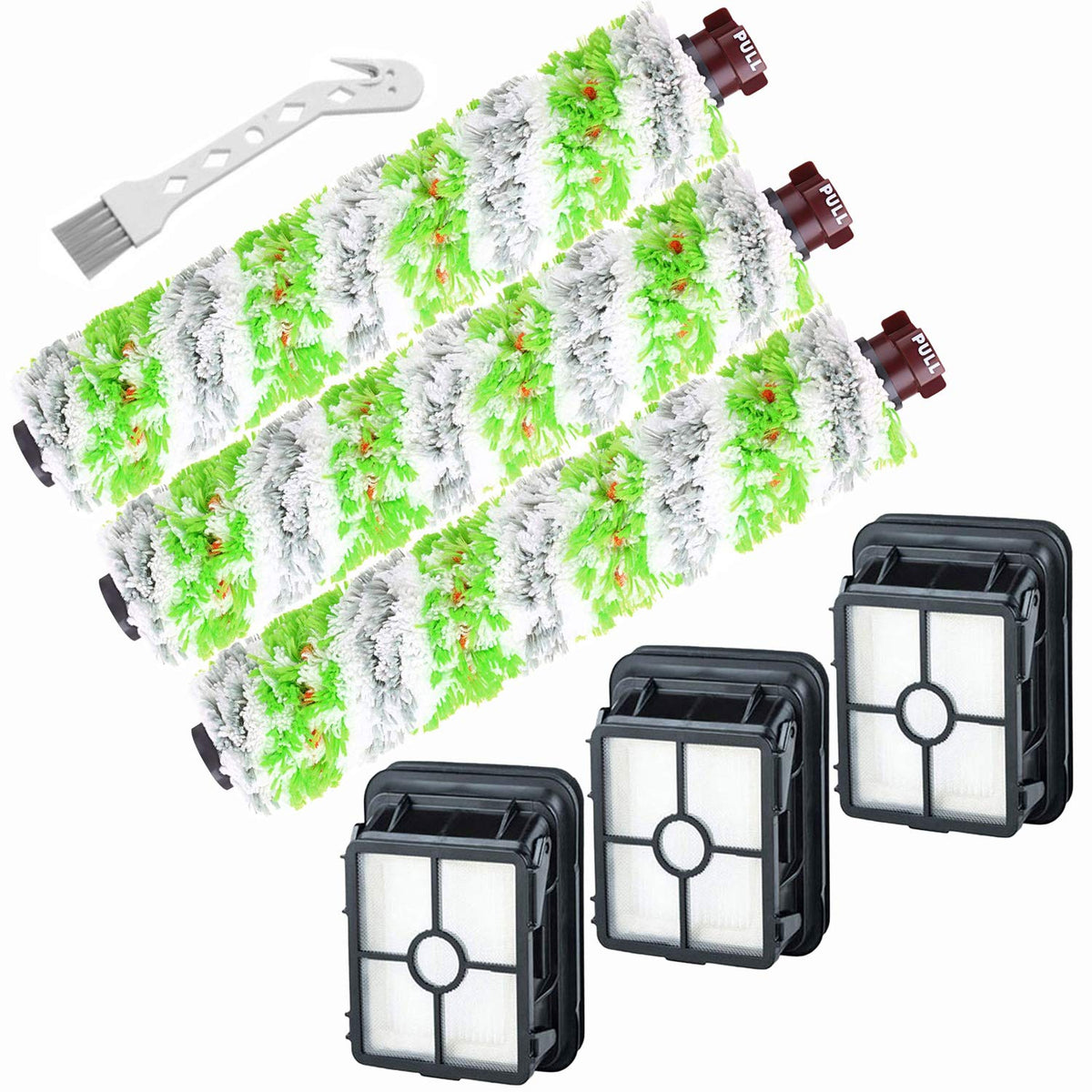 Smilyan frontal empaque mostrando kit compatible con Bissell para reposición rápida