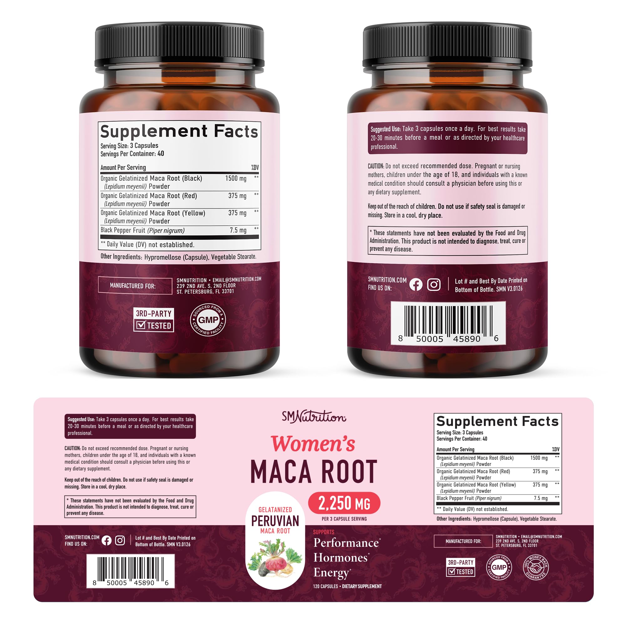 SMNutrition mujer activa usando maca para apoyo de energía y vitalidad