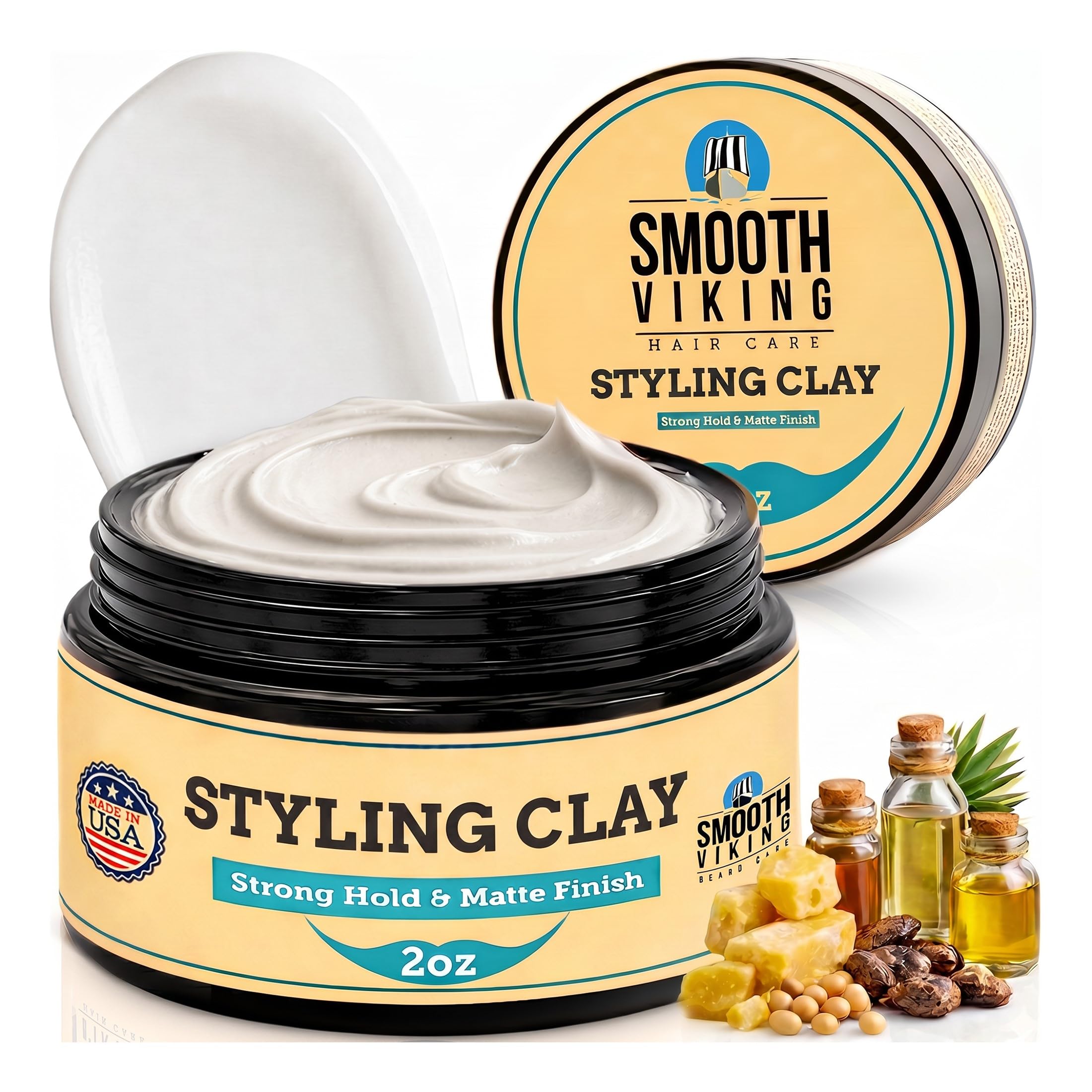Smooth Viking frente del envase mostrando 2oz y diseño limpio