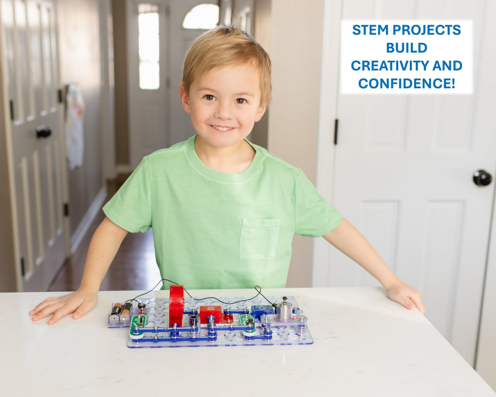 Snap Circuits piezas organizadas codificadas para identificación fácil y práctica