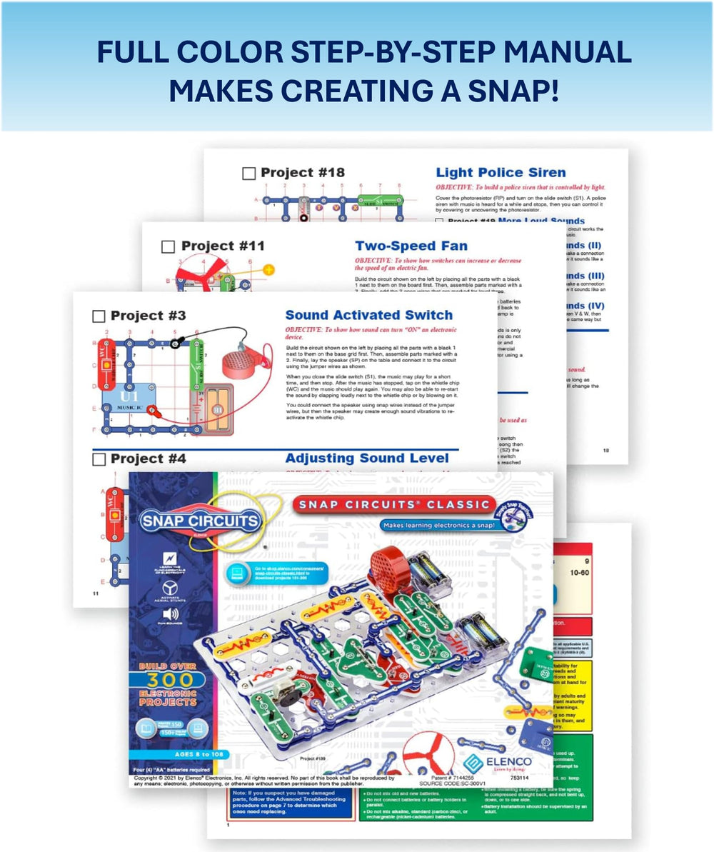 Snap Circuits proyecto radio AM en uso demostrando sonido funcional
