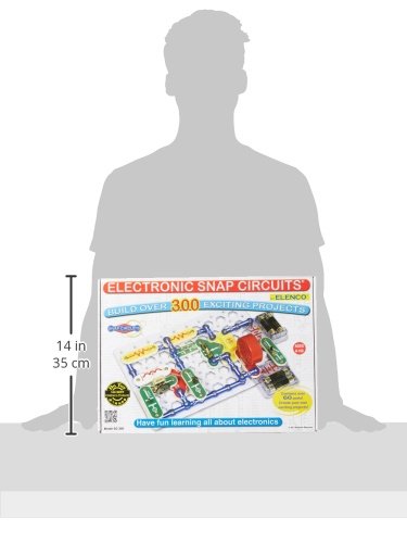Snap Circuits rejilla con circuito básico montado que enseña conceptos eléctricos